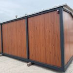 eladó újszerű állapotú 6,5 x 3 m mobilház berendezés nélkül