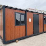 eladó újszerű állapotú 6,5 x 3 m mobilház berendezés nélkül