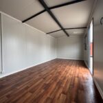 eladó újszerű állapotú 6,5 x 3 m mobilház berendezés nélkül