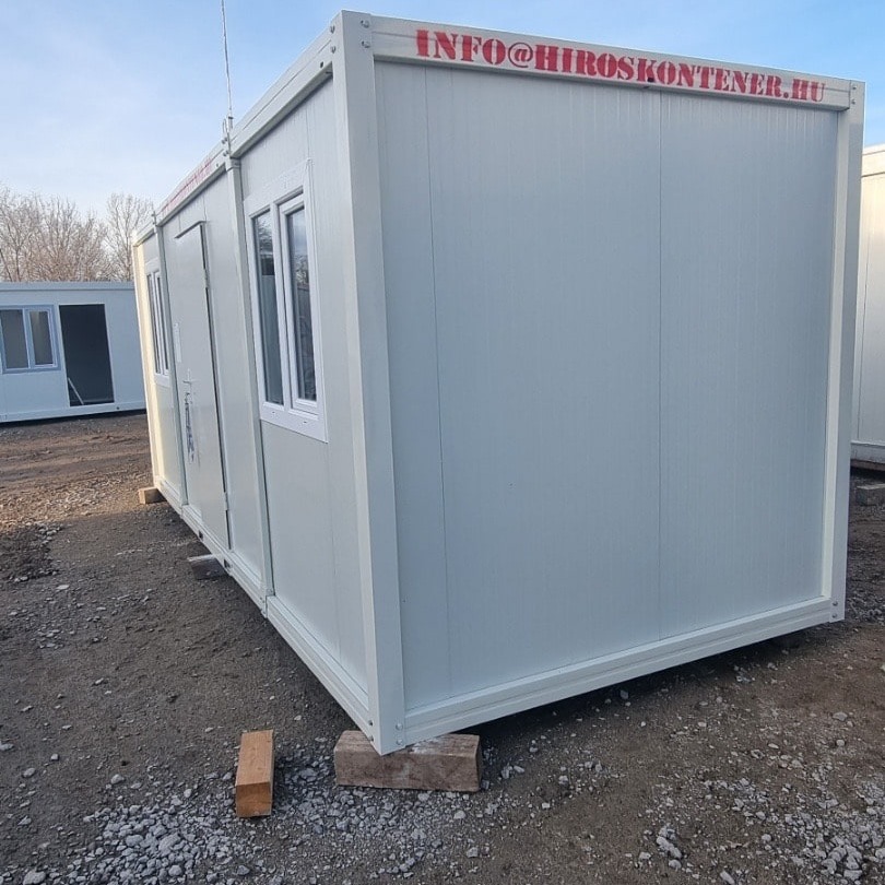 könnyített kivitelű 20' irodakonténer