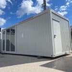 egyedi méretű irodakonténer panoráma kivitelben